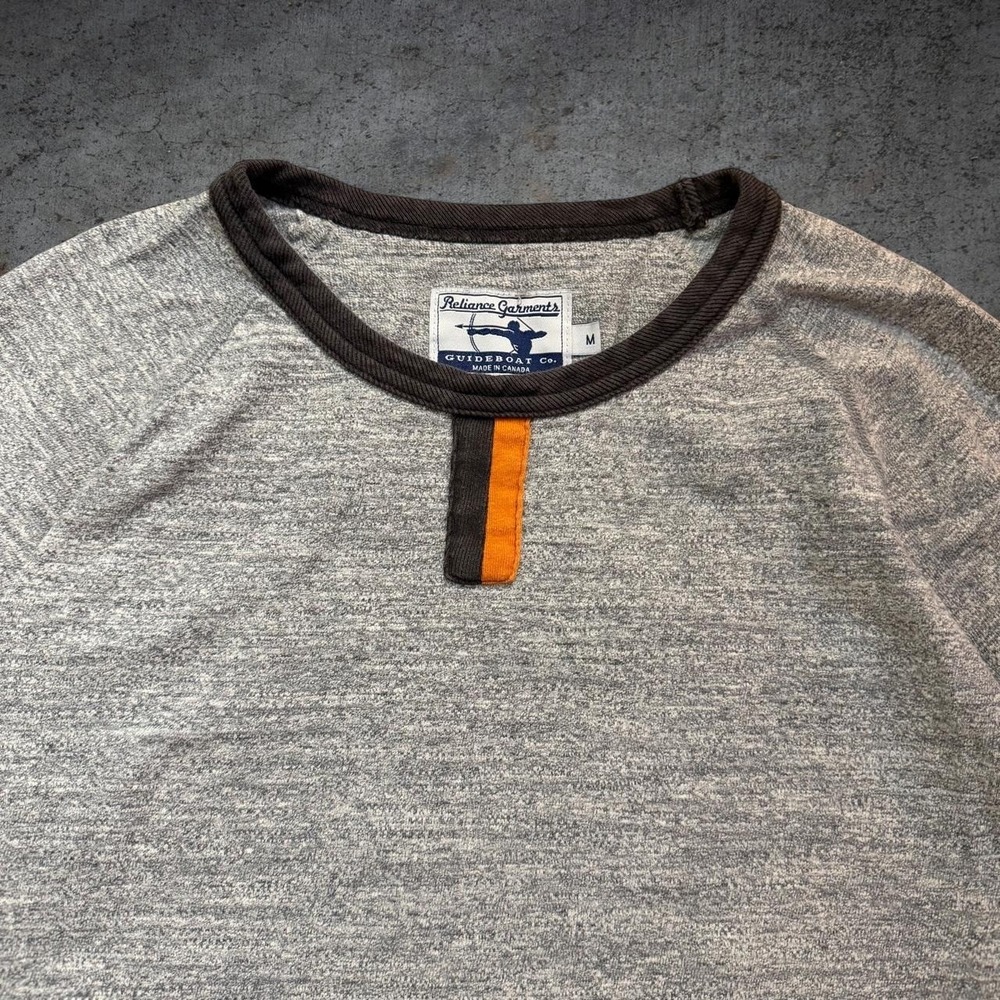 Reliance Garments Heavyweight Long Sleeve Shirt Size Medium Made In Canada